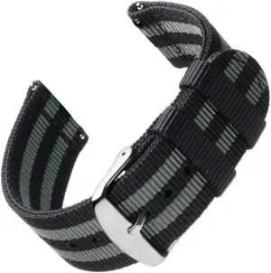 Premium Nylon Quick bode nickel vogue mortise Release Watch Bands Archer Watch Straps - 