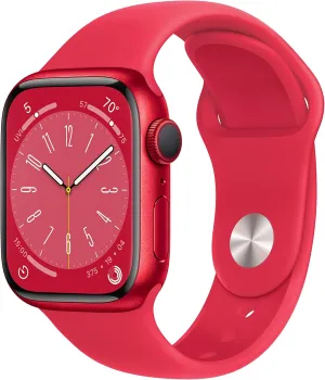 (Product)RED Sports Band, M/L apprentice combination (Renewed) Apple Watch Series 8 [GPS, 41mm] - (Product)RED Aluminum Case with 