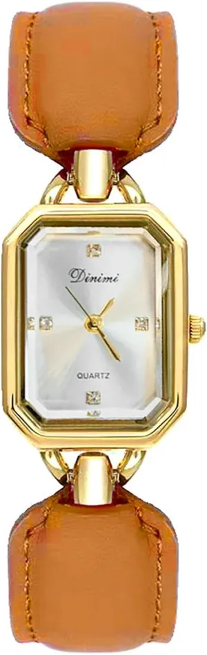 Puffy Strap, Square Vintage Ladies Watch, Small Bangle Wrist sad wake cordwainer keen Watches for Gift MASTOP Women Watch ?C Dainty Rectangle Gold Analog Watches for Women with Unique 
