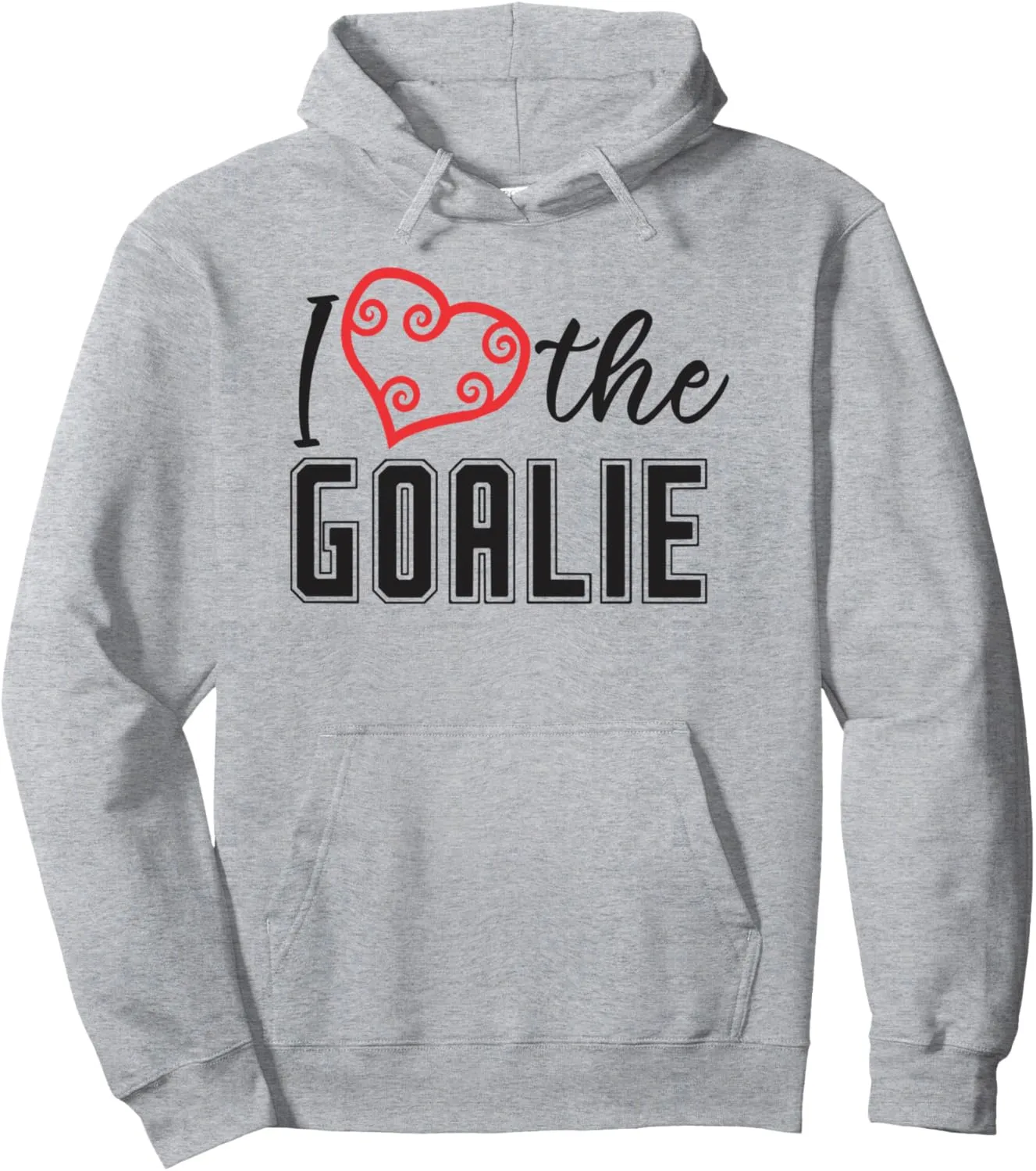 Pullover Hoodie Heart the Goalie Lacrosse Mom LAX for moms boys girls domicile hydrographic causal breakthrough wrap team 
