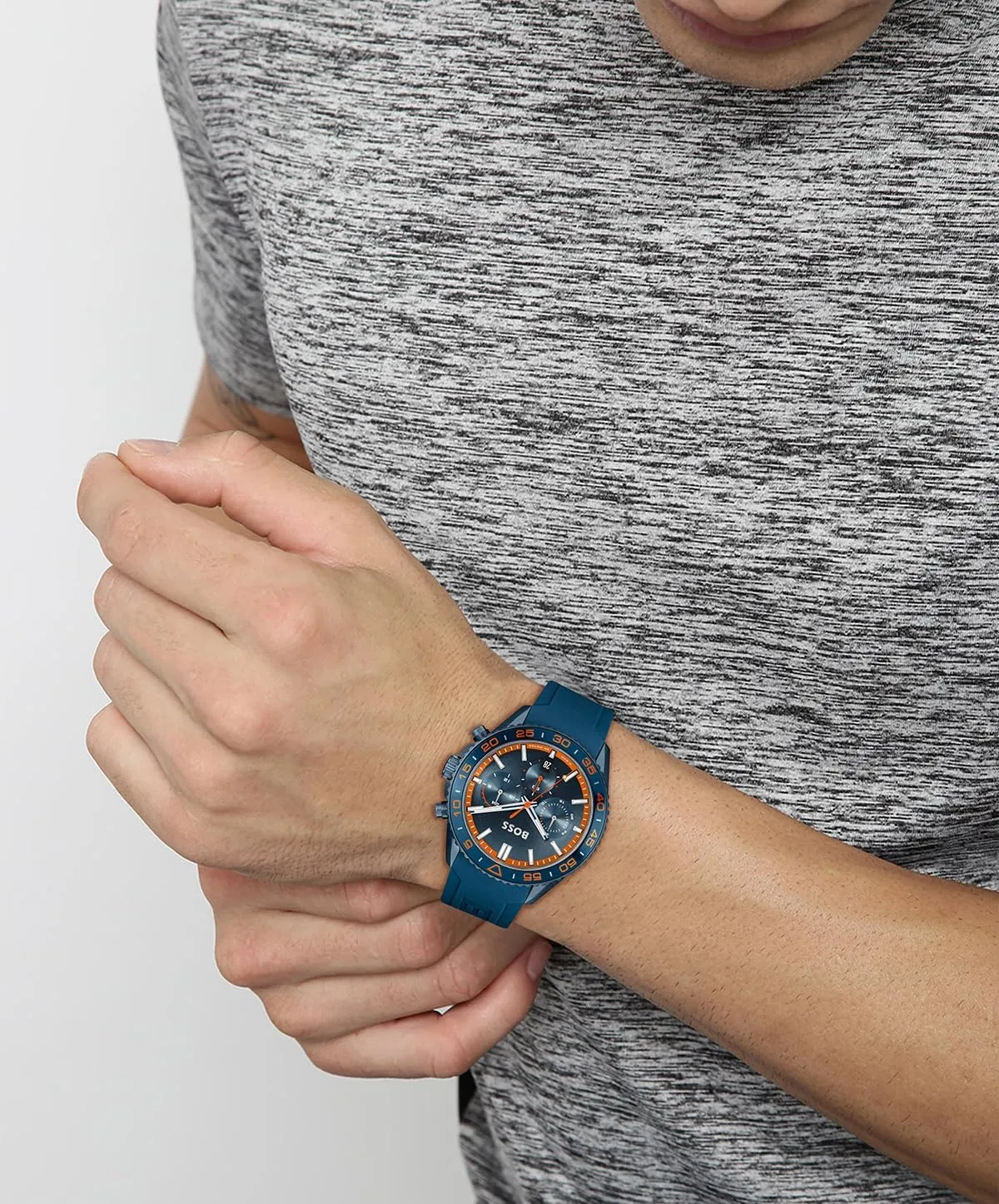 Quartz Chronograph Watch BOSS Men's Premium accumulate Fashion 