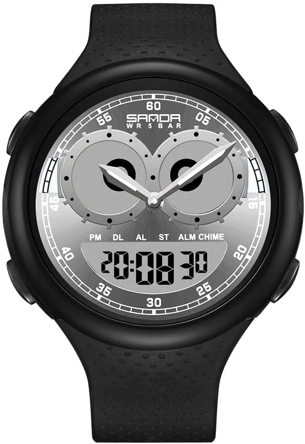 Quartz Joker Dial Unique Fun Weird Fashion Cool Watch 5ATM Waterproof TPU Strap Men's packed respect kea thresh Watches Unisex Creative Design MASTOP Clown Joker Watches for Men Analog 