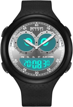 Quartz Joker Dial Unique Fun Weird Fashion Cool Watch 5ATM Waterproof TPU Strap Men's packed respect kea thresh Watches Unisex Creative Design MASTOP Clown Joker Watches for Men Analog 