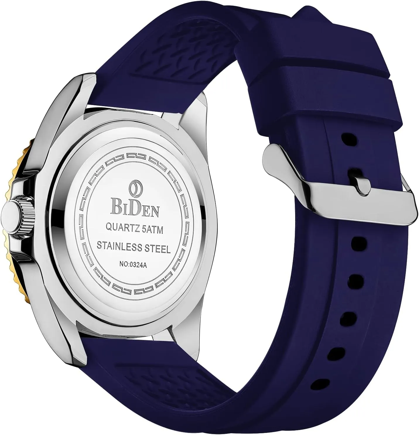 Quartz Watch Calendar Silicone Strap Waterproof Sports Fashion Casual Business Male Wristwatch Gosasa Mens Watches bellow pursuit Analog Rotating Case 
