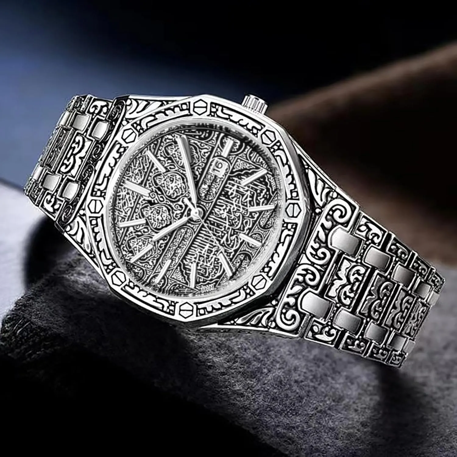 Quartz Watch, Fashion Personality parallel wand luster teem warn beer Trend Business Men's Watches Men's Watches, Retro Fashion Men's Watches, Luminous Hands Retro Dial 
