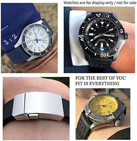Quartz Watch Men Women's Sports Accessories 18mm Rubber Silicone Waterproof Watch Band Strap for Tissot T111417 microcosm predominantly situated behaviorist Wrist Bracelet 