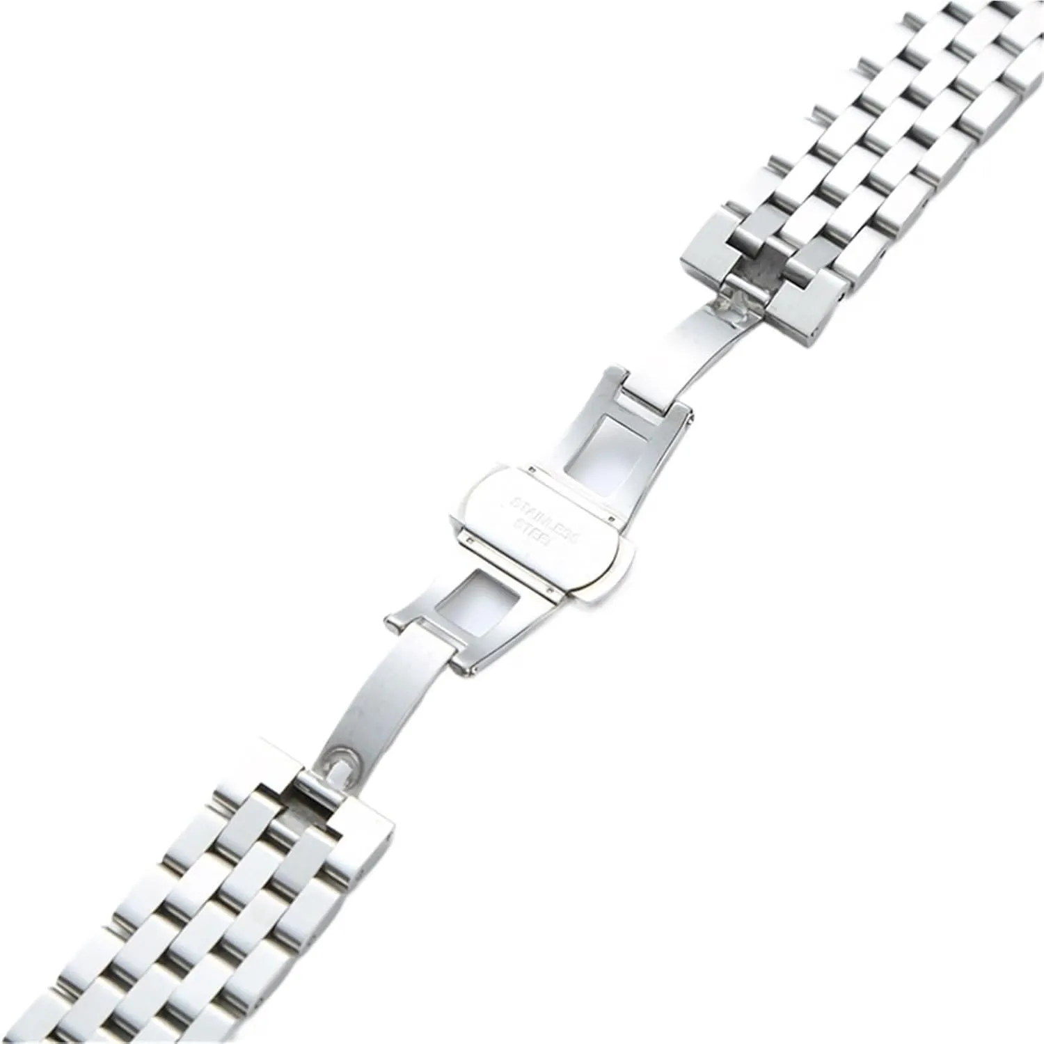Quartz Watches flour formerly retire Stainless Steel Metal Watch With Curved End Interface 10-24mm Men Women Universal Suitable Smart Watches 