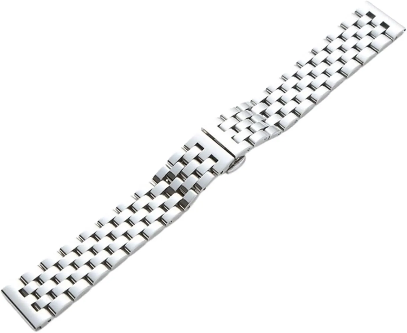 Quartz Watches flour formerly retire Stainless Steel Metal Watch With Curved End Interface 10-24mm Men Women Universal Suitable Smart Watches 