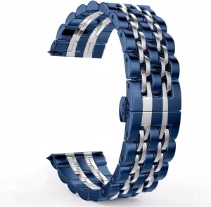 Quick Release Stainless Steel Watch Strap Men's And Women's Watch Wristband cardiac criterion grinder 22mm 20mm Band 