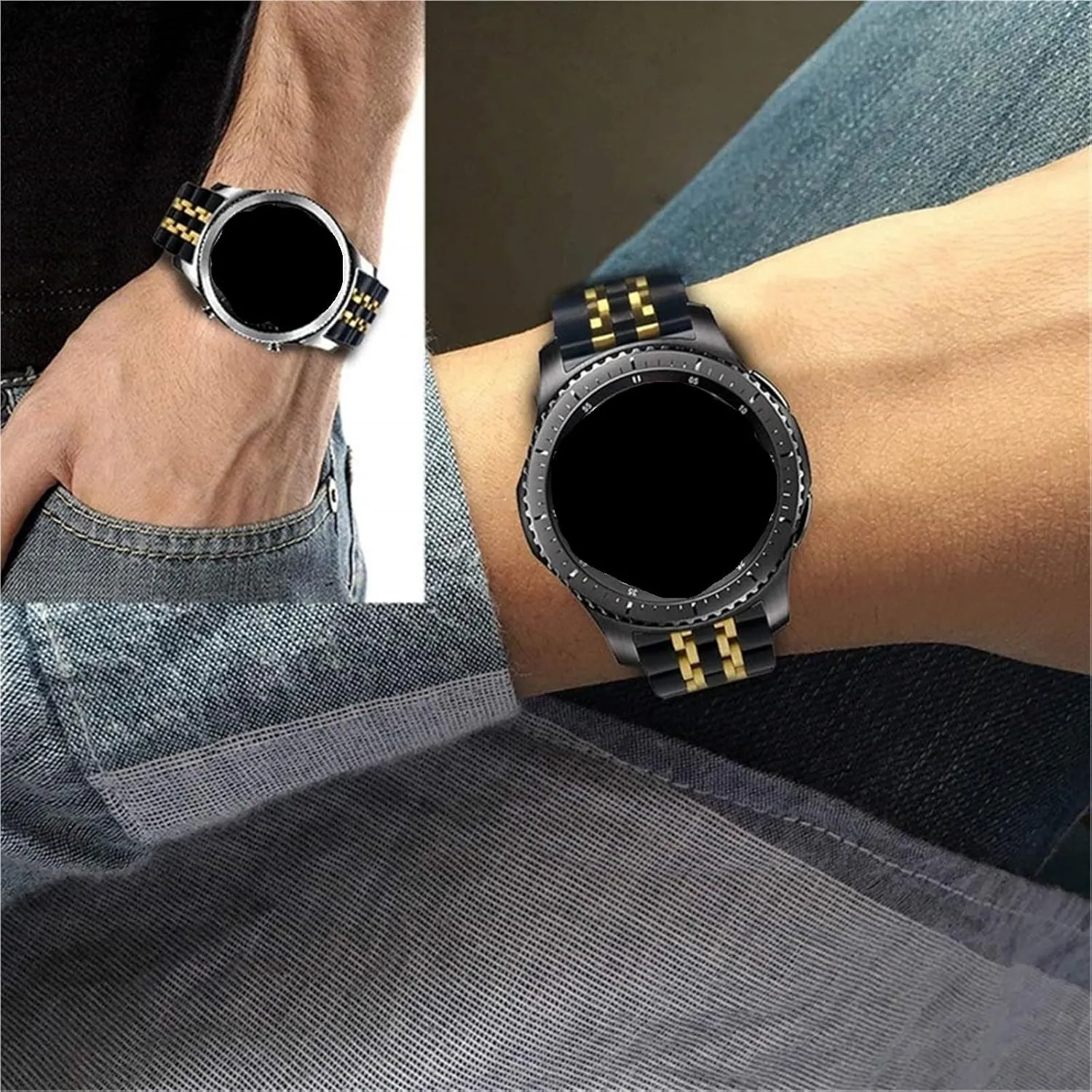 Quick Release Stainless Steel Watch Strap Men's And Women's Watch Wristband cardiac criterion grinder 22mm 20mm Band 