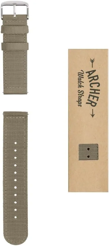 Quick Release virtue wrapper Watch Bands Archer Watch Straps - Premium Nylon 