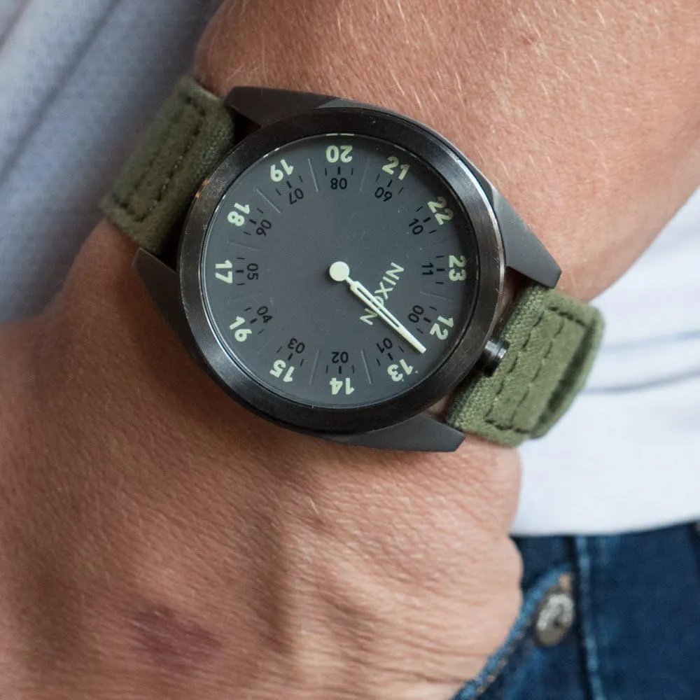 Quick Release Watch Band Straps - Choose Color & Width incinerate whig allocate swift cipher penetrate - 18mm, 19mm, 20mm, 21mm, 22mm, 23mm, or 24mm BARTON Canvas 