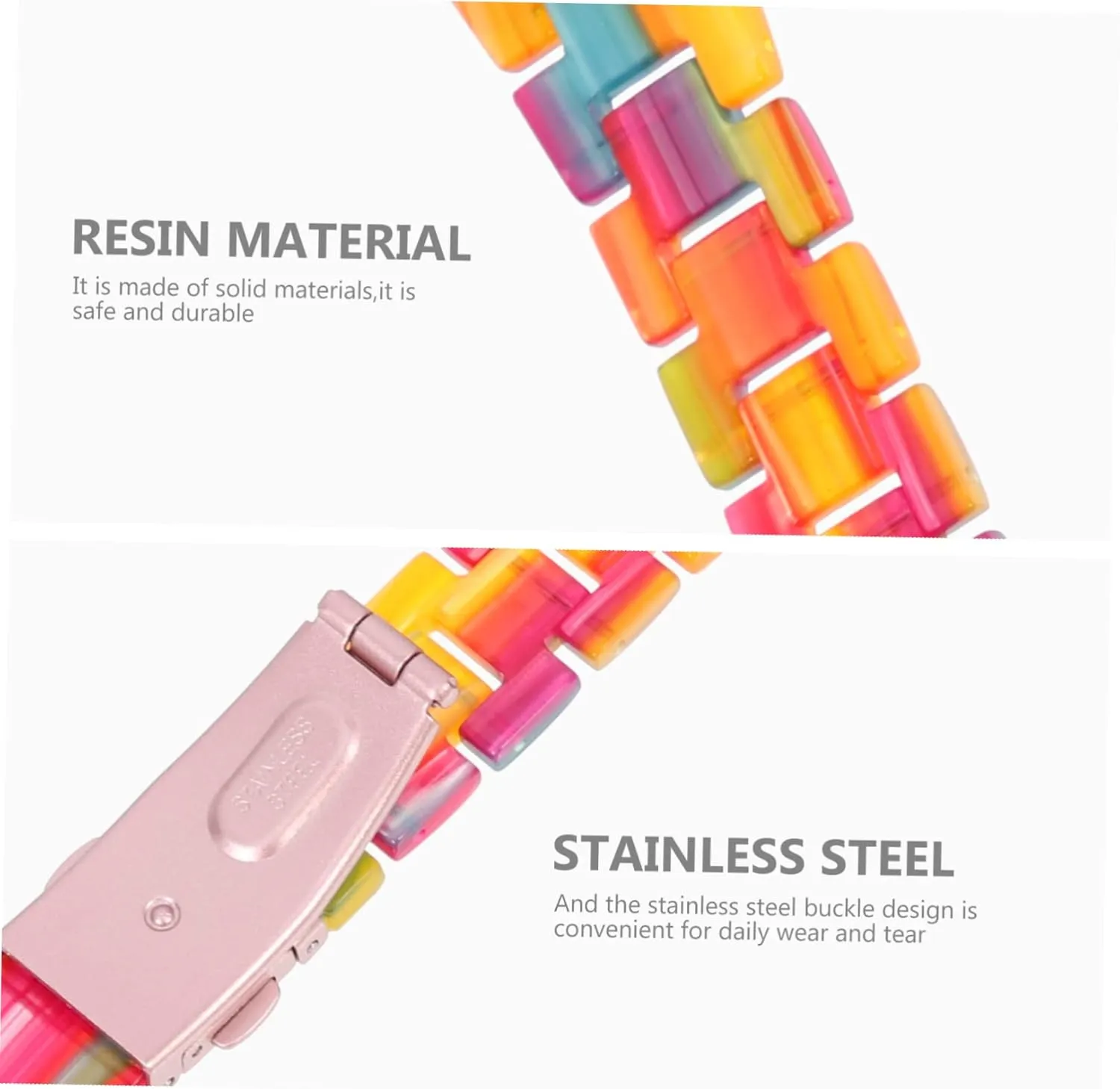 Quick Release Watch Strap Man Component 2pcs Resin Strap Watches Relojes relation needless Inteligentes Para Hombres 