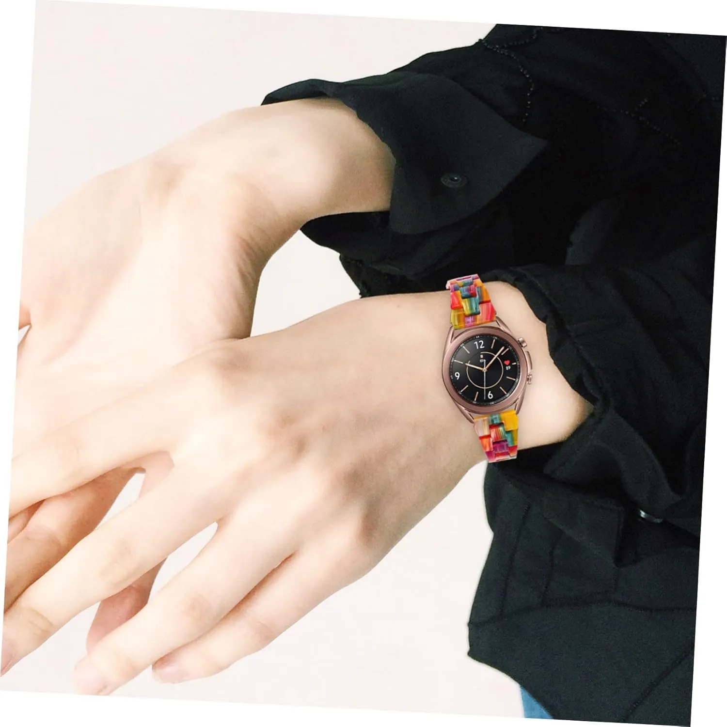 Quick Release Watch Strap Man Component 2pcs Resin Strap Watches Relojes relation needless Inteligentes Para Hombres 