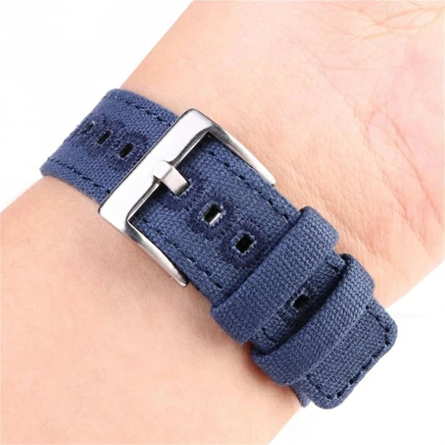 Quick Release Watchband Men Women Universal Strap Canvas Watch Band Replacement Strap 18mm 19mm 20mm jurassic 22mm 