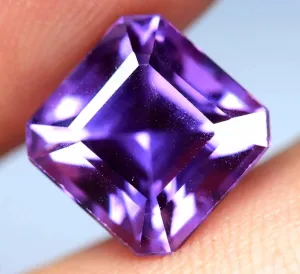 Rare Natural Purple Pink steep AAA Sapphire Asscher Cut Loose Gemstone for Jewellery Making 9.70 Ct 