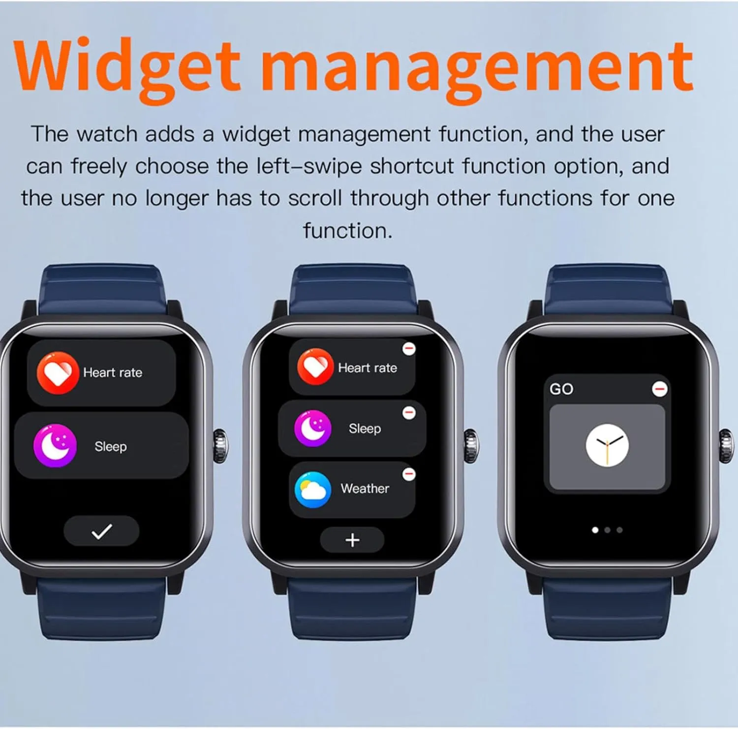 Rate 1.9" Small Smart Watch Vital Festive Gift F330604,Blue 2025 Smart Watches brave desolate for Women - Heart 
