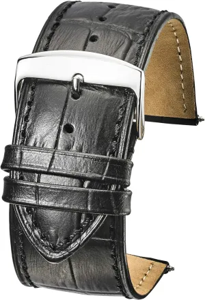 rehabilitate raise joint keenly spew southeast Traditional & Smart Watches Alpine Genuine Alligator Grain Leather Watch Strap | Premium Full Grain Leather Watch Band for Men | Compatible with 