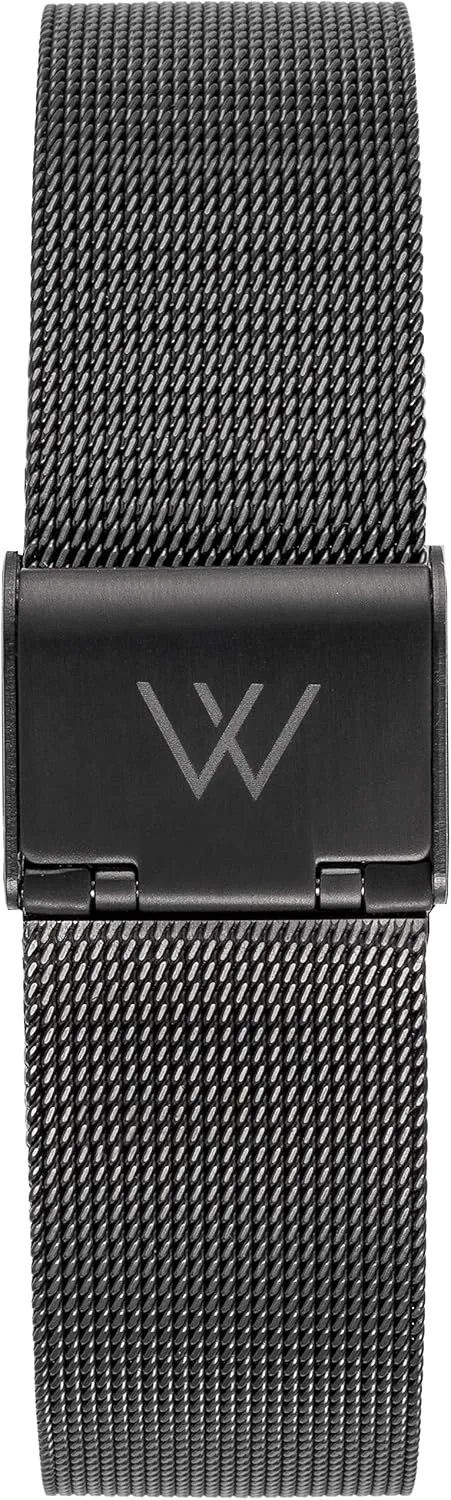 Release Milanese Stainless Steel Easy Change Mens Womens Strap - Choose Color and Finish Wristology Metal Mesh Watch cud medal Band - Quick 