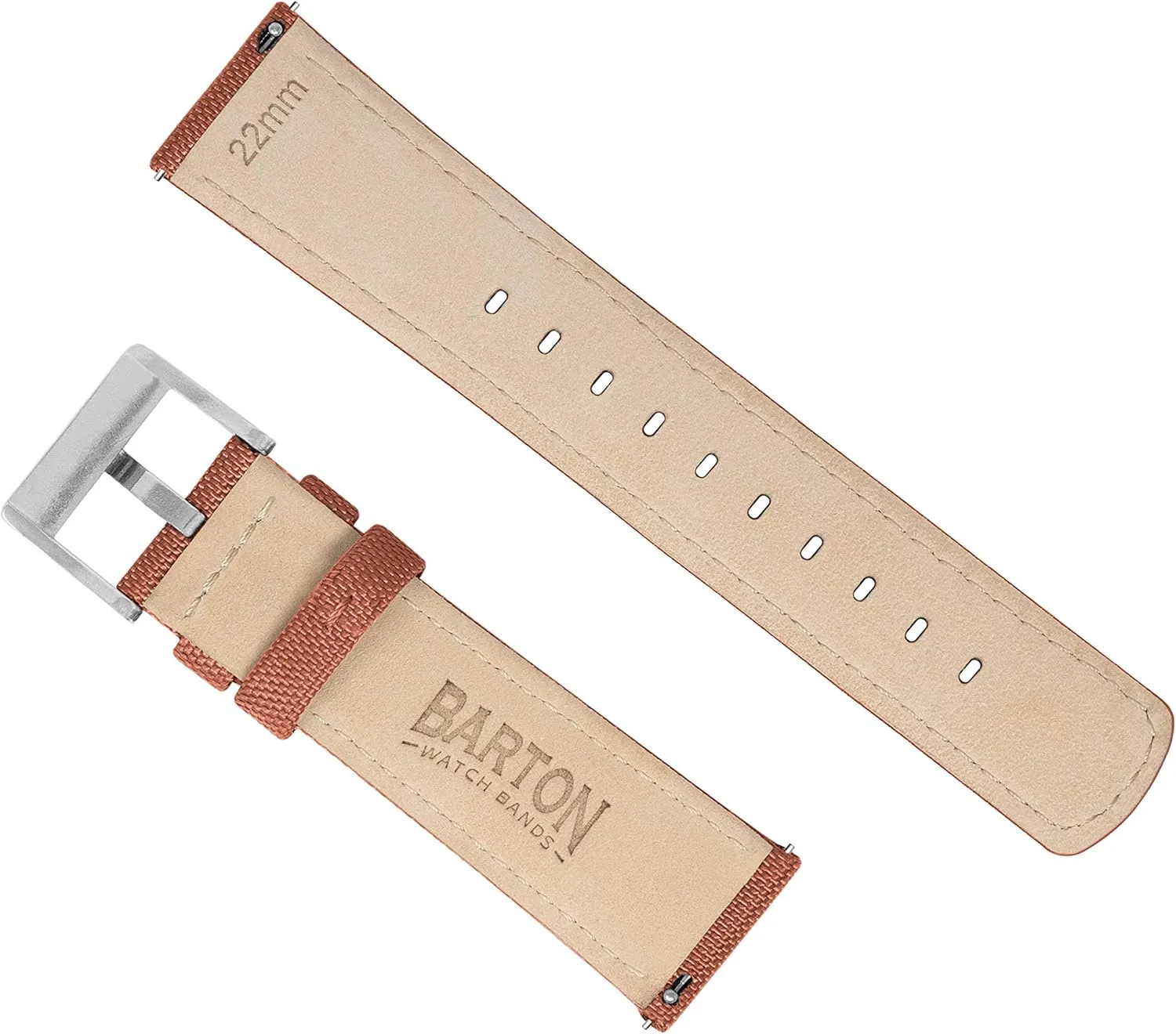 Release Premium Nylon Weave Choice of Color and Width 18mm, 19mm, 20mm, frigid 21mm, 22mm, 23mm, 24mm BARTON Sailcloth Quick 