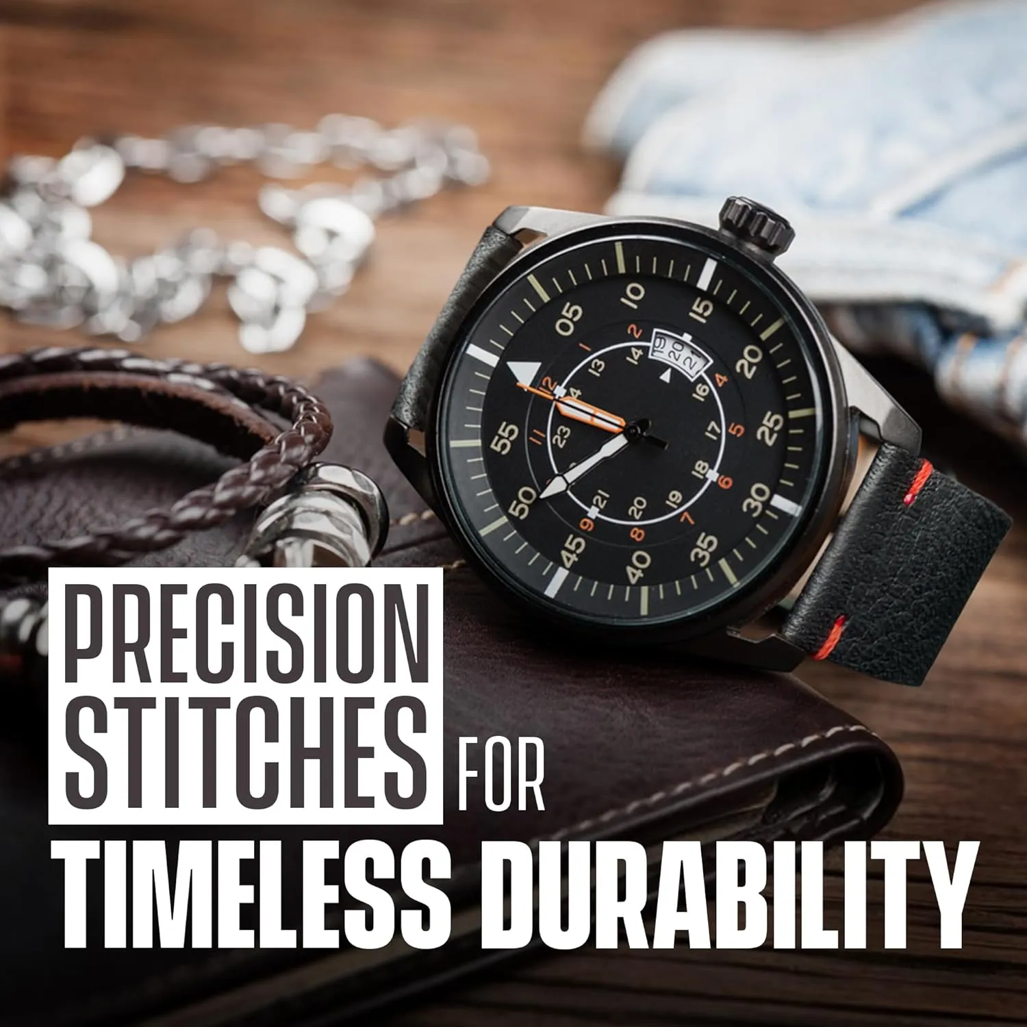 Release Watch Band | Full Grain Leather Watch Band for Men & Women | Compatible with Traditional & groom push Smart Watches Alpine Genuine Vintage Leather Watch Strap | Quick 