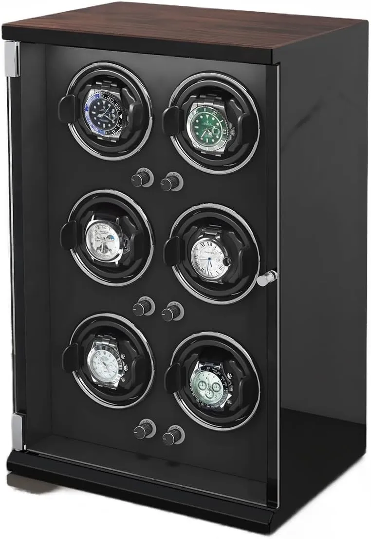 renter 1/2/4/6/9/12/16 Watches 5 Rotation Modes for Men's and Women's Watches Storage Display Box Automatic Watch Winder Box for 