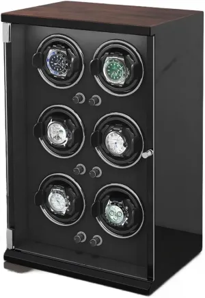 renter 1/2/4/6/9/12/16 Watches 5 Rotation Modes for Men's and Women's Watches Storage Display Box Automatic Watch Winder Box for 