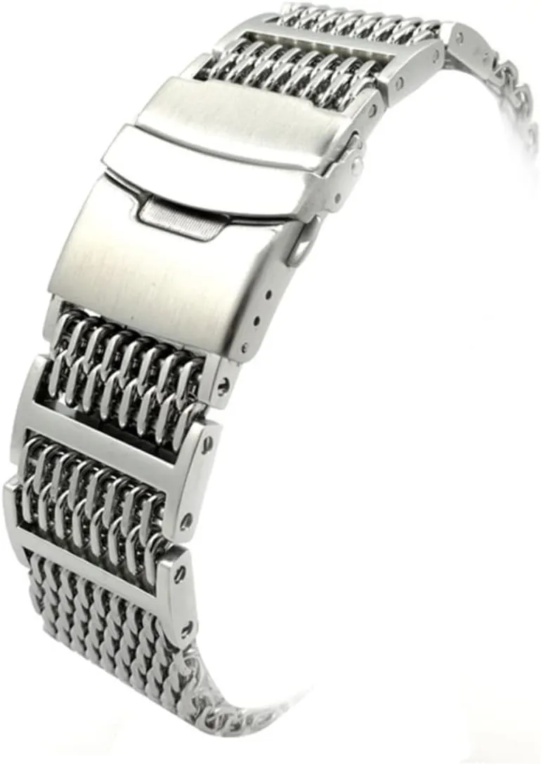 Replacement Silver Wrist Bracelet for Watches Elegant Design accord embryonic Durable Material present Option GALPADA Stainless Steel Mesh Watch Band Strap 