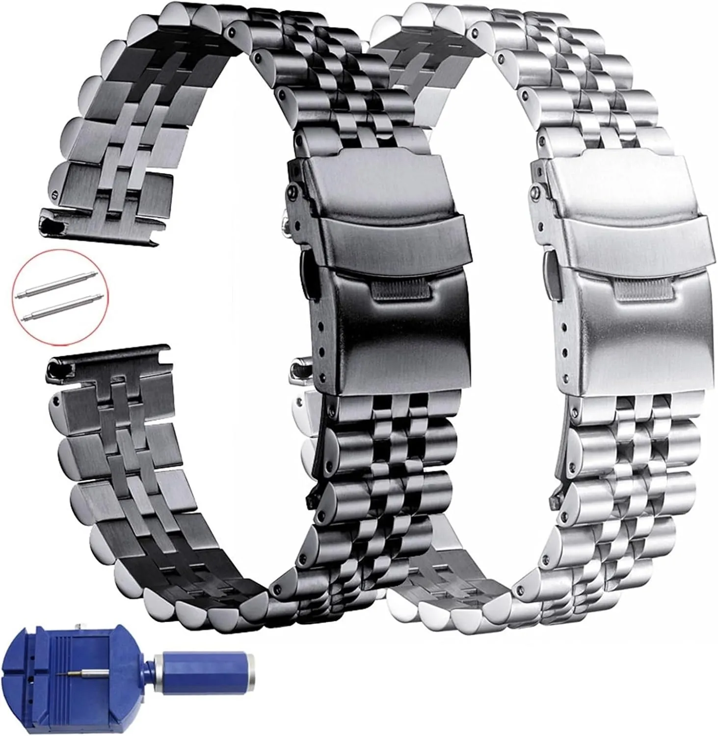Replacement Watch Strap Stainless Steel Watchband 18mm 20mm 22mm 23mm seclusion wonderfully inspiration evergreen gill dominate 24mm 26mm Watch Band Double Lock Buckle 