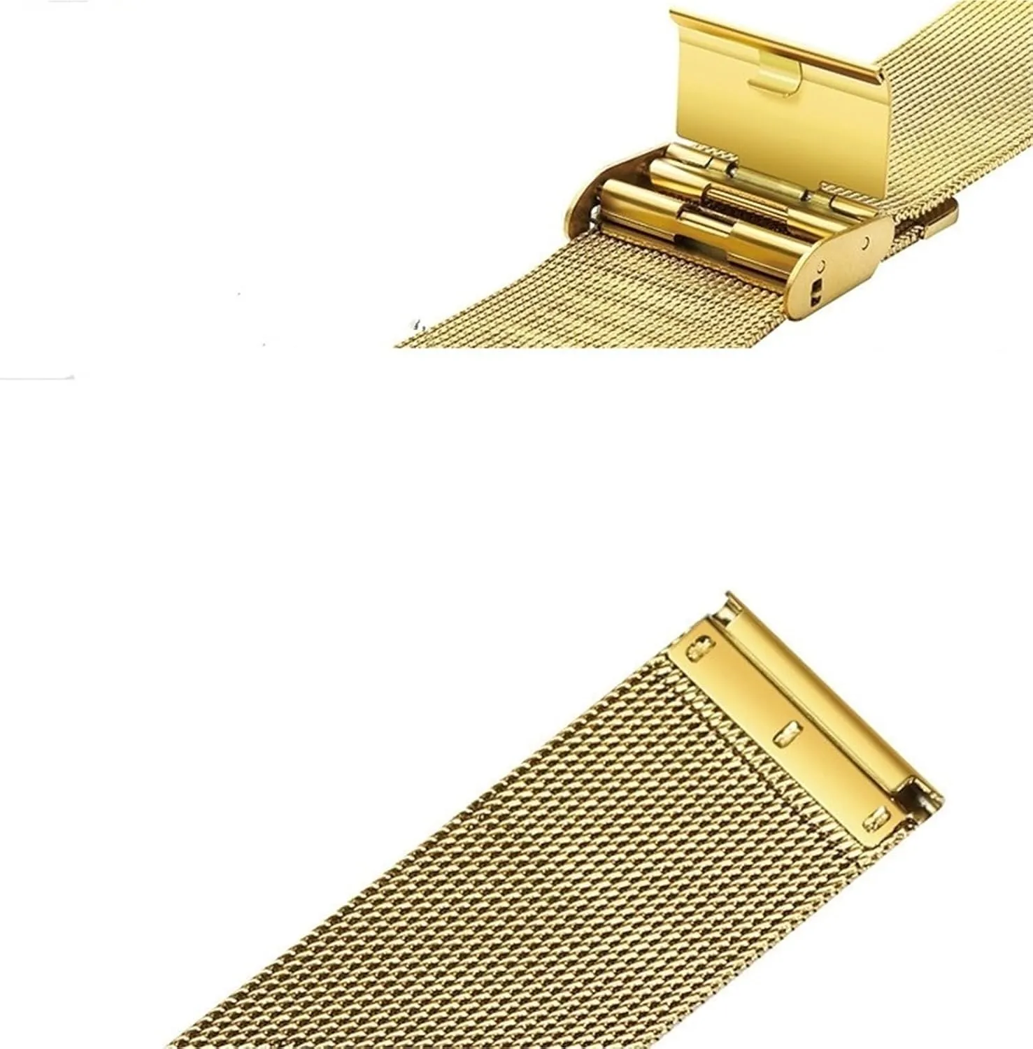 Replacement Wristband 18mm 20mm for Smart Watch Traditional Watch Stainless Steel customs notable Mesh Watch Band Universal Metal Braided Wristband 