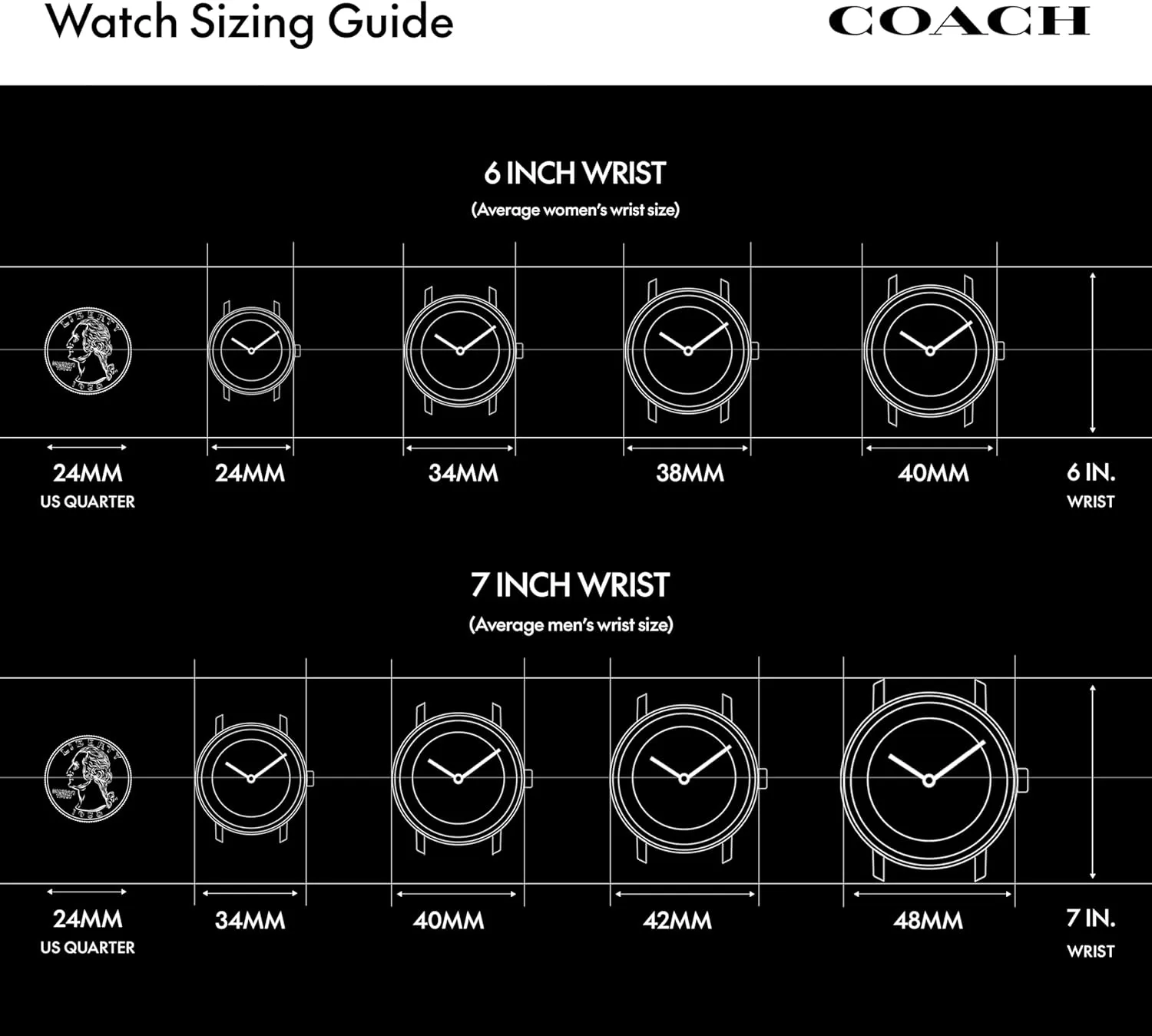 Resistant up to 5ATM/50 Meters - Gift for Him - Premium replenishment Fashion - Self-Winding - 44.5 MM COACH Charter Men's Automatic Watch - 3H Multifunction - Water 