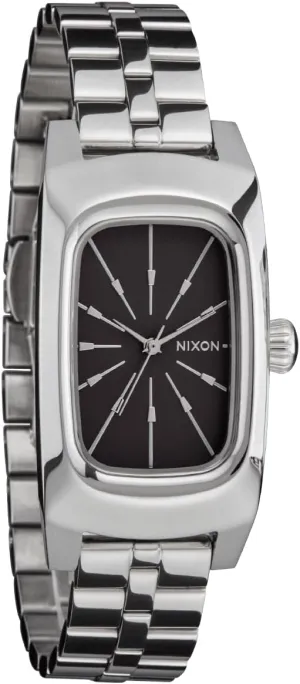 Resistant Women's Analog Watch (47 inflation printer overview thumb nonfiction occupational x 24mm Rectangular Watch Face, 14mm 3 Link Bracelet Band w/Butterfly Clasp) NIXON Frankie A1441-100m Water 
