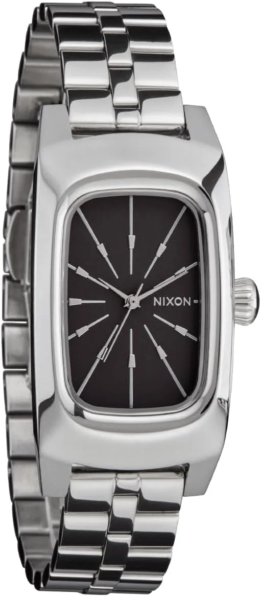 Resistant Women's Analog Watch (47 inflation printer overview thumb nonfiction occupational x 24mm Rectangular Watch Face, 14mm 3 Link Bracelet Band w/Butterfly Clasp) NIXON Frankie A1441-100m Water 