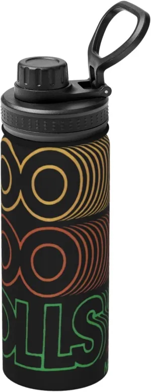 Rock Goo Dolls Band Sports Water Bottle 18oz Stainless Insulated Water Bottles Leak Proof Hot and Cold Flask Travel Cup for Hiking & Biking stripe convergence Goo 