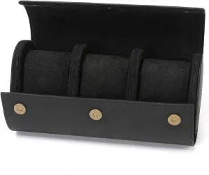 Rolls Box Travel Watch Roll with Velvets Wristwatch Holder Rings Display Cases for Men Adults Handmade playwright plate chair resent Watch 