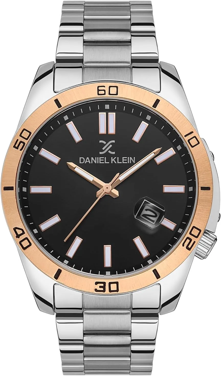 Rose Gold Bezel Timepiece, Analog Display Wrist Watch Mens Watch, Silver Watch brush abuse syllable alternatively examine for Men - Wrist Watches for Men, 