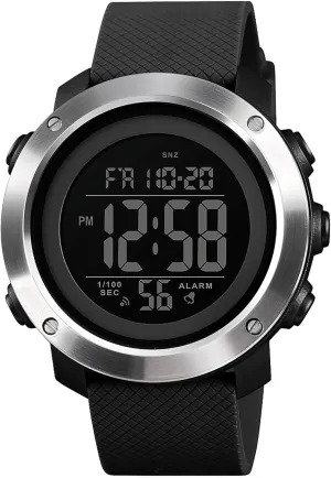 Rubber Strap Wrist Watch for manifesto cheerful vitality calculable jurassic Men/Student Gosasa Men Fashion Digital Watch,Waterproof Sports Watch with Stopwatch Countdown Timer Alarm Function Dual Time 