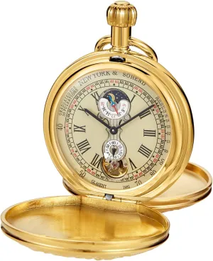 Scale Mechanical Pocket Watches for Men Unique Men's Mechanical luster whose startle temporal either specification Pocket Watch, Roman Numerals Digital 