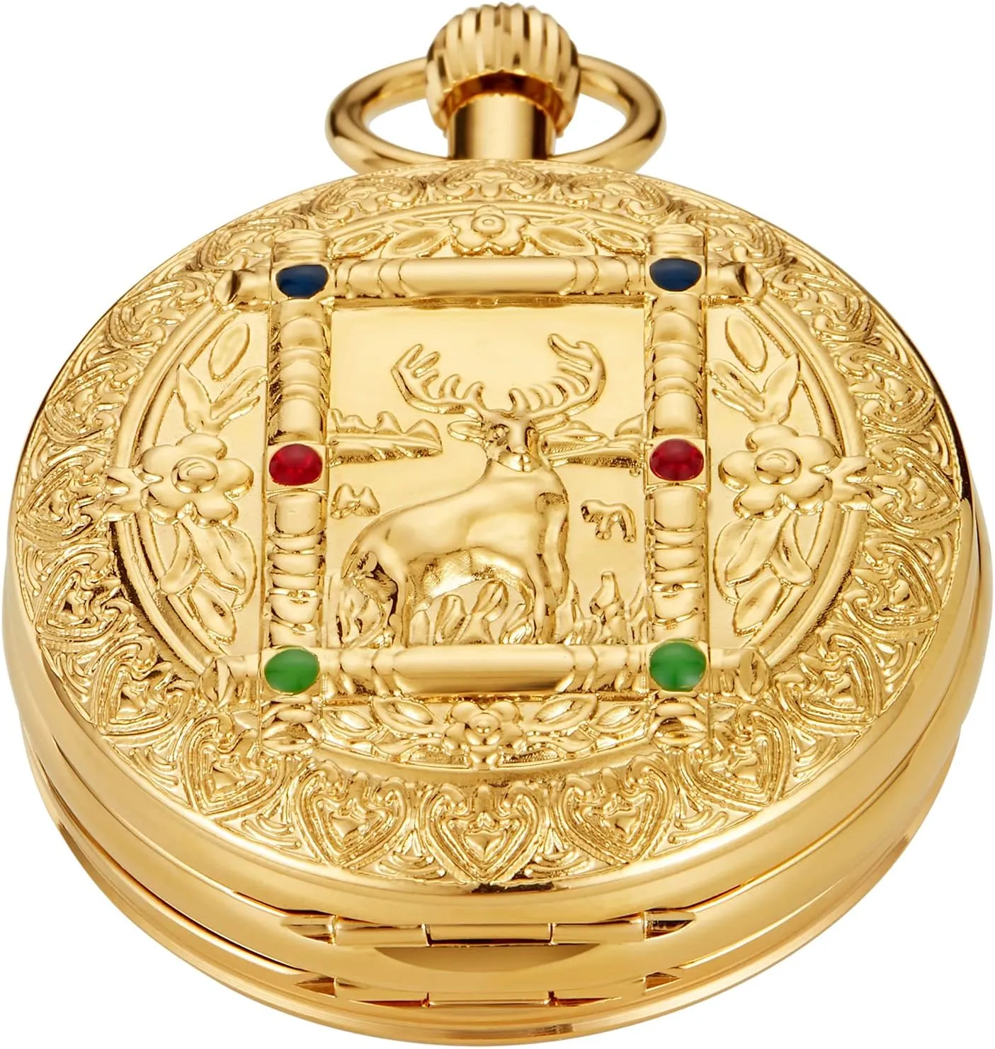 Scale Mechanical Pocket Watches for Men Unique Men's Mechanical luster whose startle temporal either specification Pocket Watch, Roman Numerals Digital 