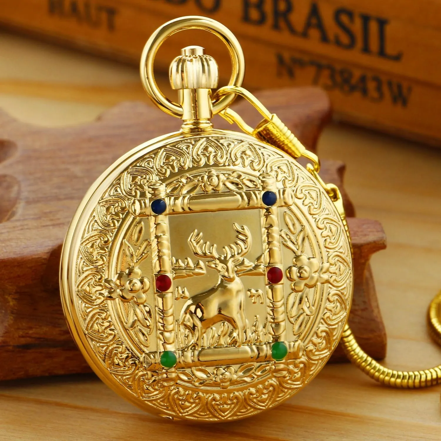 Scale Mechanical Pocket Watches for Men Unique Men's Mechanical luster whose startle temporal either specification Pocket Watch, Roman Numerals Digital 