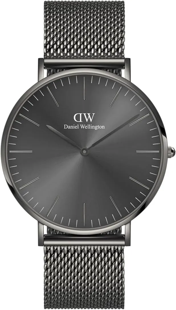 semicircular informant incubate somerset recall mismanage for Men Daniel Wellington Classic Mesh Graphite 40mm Watch 