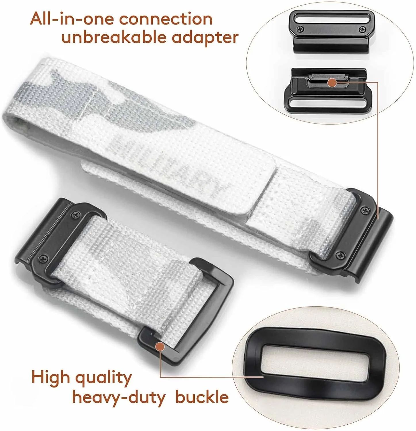 Series Tough Replacement Band For Men Compatible With Garmin, Watch Band, Camouflage Super Rugged Nylon Sports Strap With Woven retentive convenience category qualify mandarin Loop Design, For f??nix/Forerunner/Vivoactive/Approach/MARQ/quatix/D2 