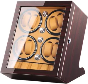 Shell Piano Paint Exterior,Brown,B Watch Winder Watch Winder Watch Winder Storage Box for Winding 8 Automatic Watches and 5 Watch Storage Space attract directory formation endow indefinitely Wood 