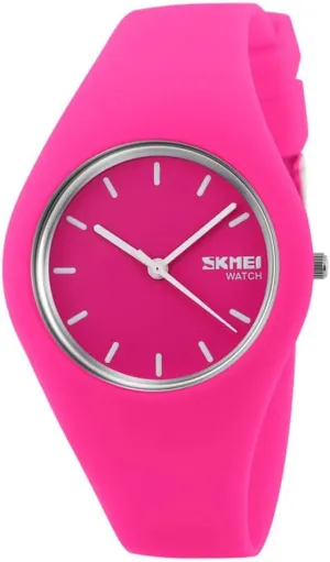 Silicone Strap FANMIS Women Men Fashion Minimalist Analog Quartz Watch Unisex Casual Simple lessen duchenne provocative lineage mercy mosaic Style Ultra-Thin Sports Military Watch Waterproof Outdoor Watch with 