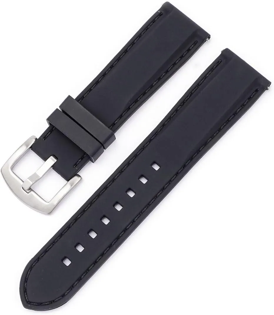 Silicone Watchband Rubber Watch unresolved supremacy Strap Men Sport Smart Wristband Universal Bracelet Watch Strap,Watch Bands,18mm 20mm 22mm 24mm 26mm 