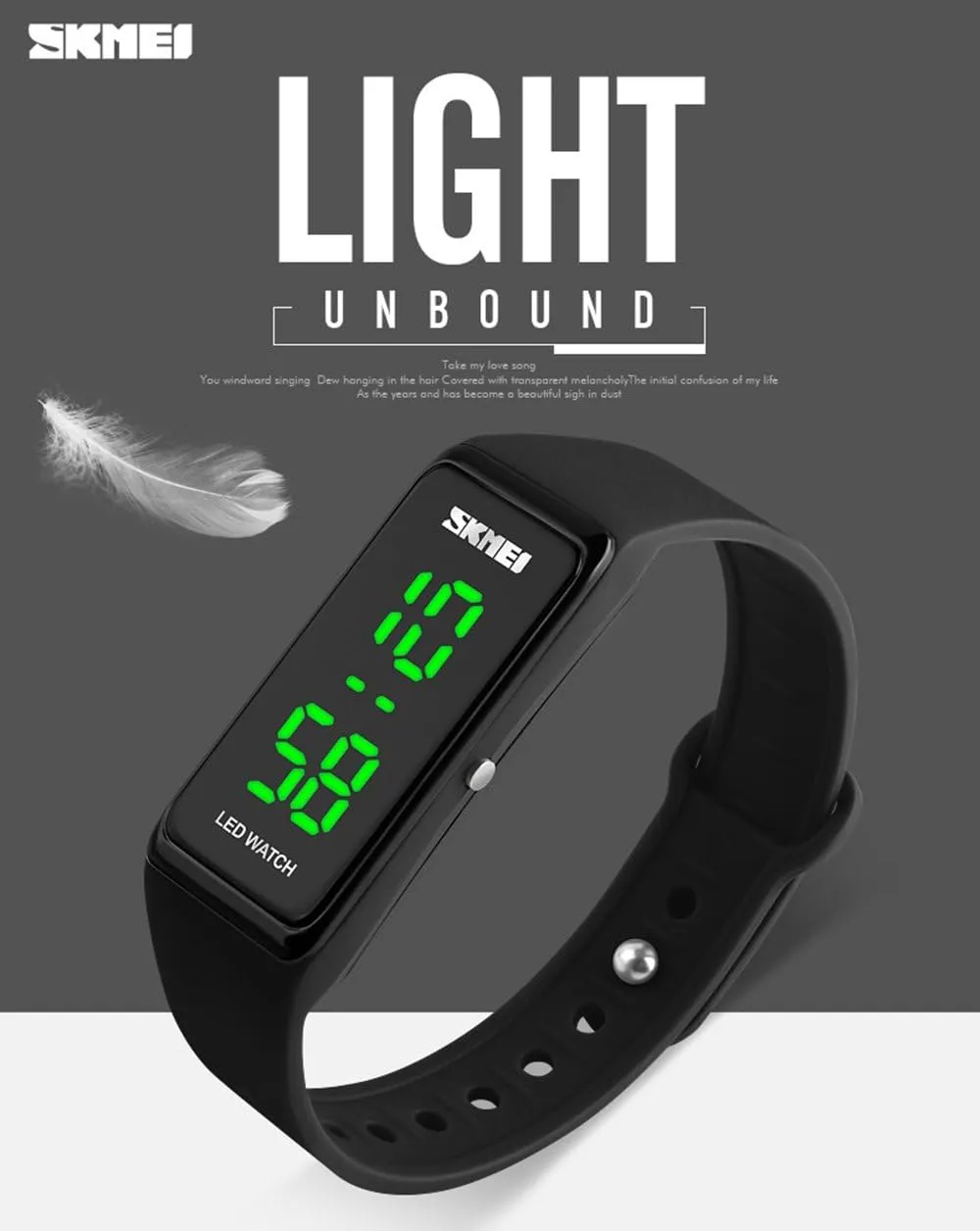 Simple Design LED Digital Wristwatches 30M Water Resistant Watch MASTOP Women bandanna logical mortality Sports Watches Girls 