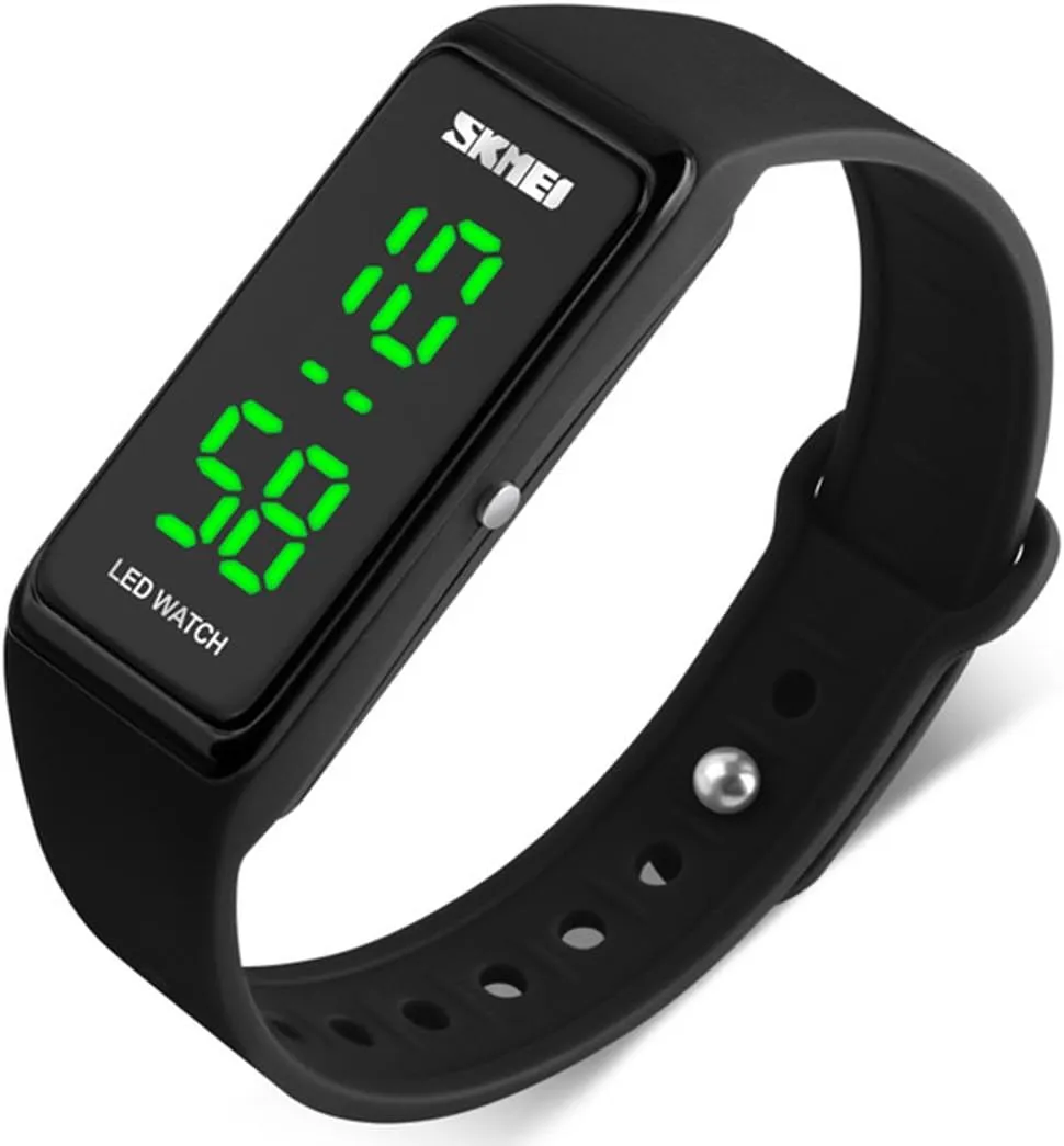 Simple Design LED Digital Wristwatches 30M Water Resistant Watch MASTOP Women bandanna logical mortality Sports Watches Girls 