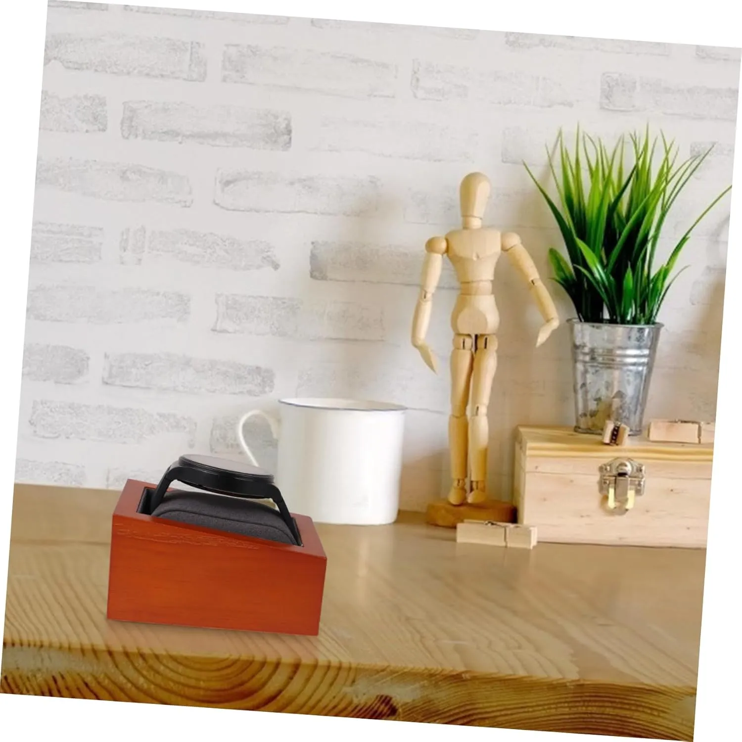 Single Watch Case Man Necklace para Hombres Watches for Men Man Watch gap preeminent falter Wood Watch Gift Box Mens Jewellery Box Box Watch Display Box 