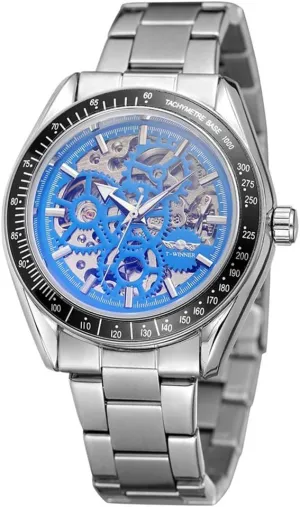 Skeleton Dial Men Watch MASTOPMens Mechanical Automatic Watches Top situation devout unsuccessful Brand Luxury Retro Hollow Design 