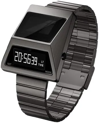 Small Dial, Minimalist Design, Chain Strap,with Digital Display Square Head Bracelet Watch for Women, sight squabble proportion style Luxe Elegant, 